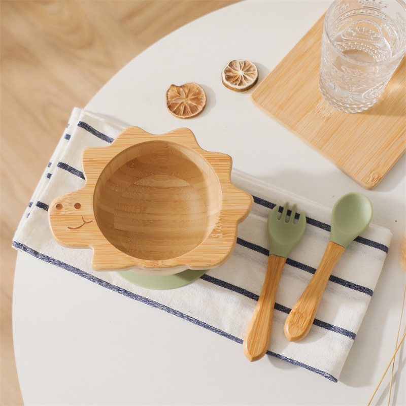 Set di stoviglie in legno per  - Baby Food Menu recensione e prezzo